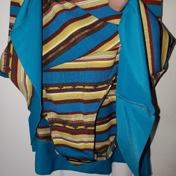 Mainstream Striped Halter Swimdress - Picture 5 of 9